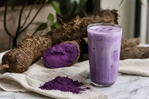 Purple Yam Powder As A Natural Ingredient For Bakery, Beverage And Dessert Applications